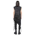 JULIUS 917KNM4 Bk Noise / Digital Noise Shirring Top